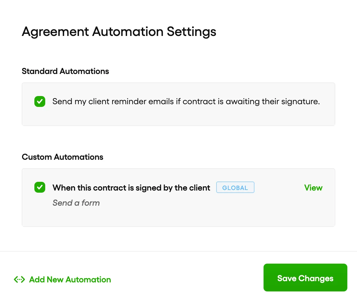 Automated workflow builder for contracts